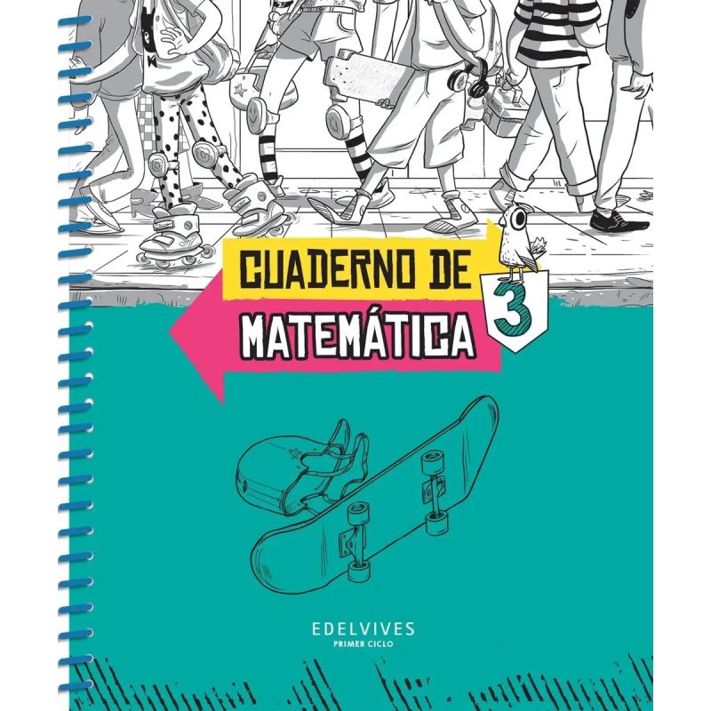 CUADERNO DE MATEMATICAS 3 - SOBRE RUEDAS (Nuevo) - Miniatura 2