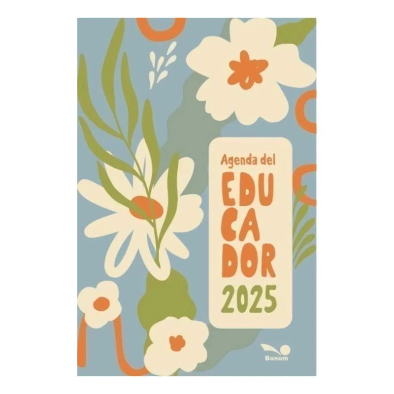 AGENDA 2025 DEL EDUCADOR - TAPA FLORES (Nuevo)
