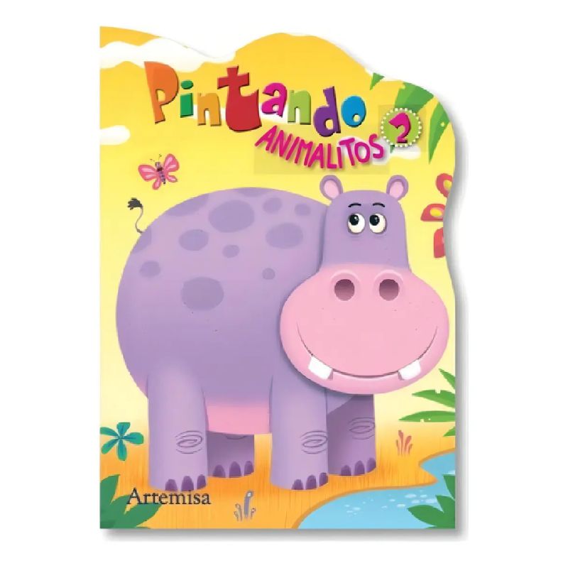 PINTANDO ANIMALITOS 2 - HIPOPOTAMO (Nuevo)