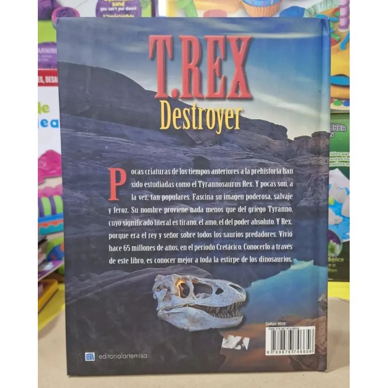 DINOSAURIOS - T. REX EL DESTRUCTOR (Nuevo) - Miniatura 4