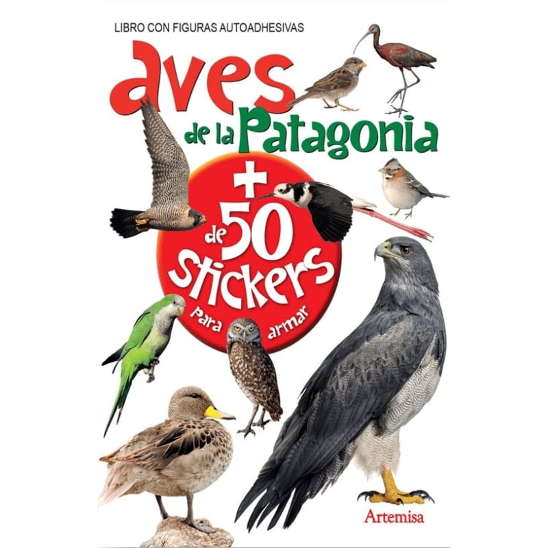 AVES DE LA PATAGONIA - LIBROS PARA ARMAR - CON STICKERS (Nuevo)