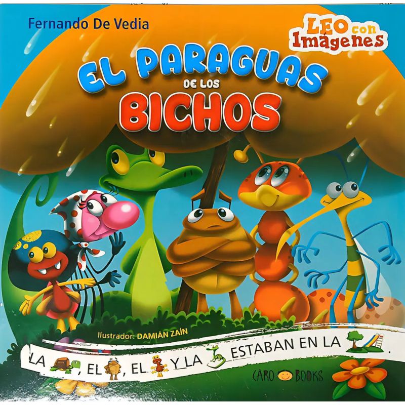 PARAGUAS DE LOS BICHOS, EL - LEO CON IMAGENES (MAYUSCULAS) (Nuevo)