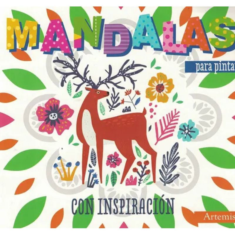 MANDALAS PARA PINTAR CON INSPIRACION - CIERVO (Nuevo)