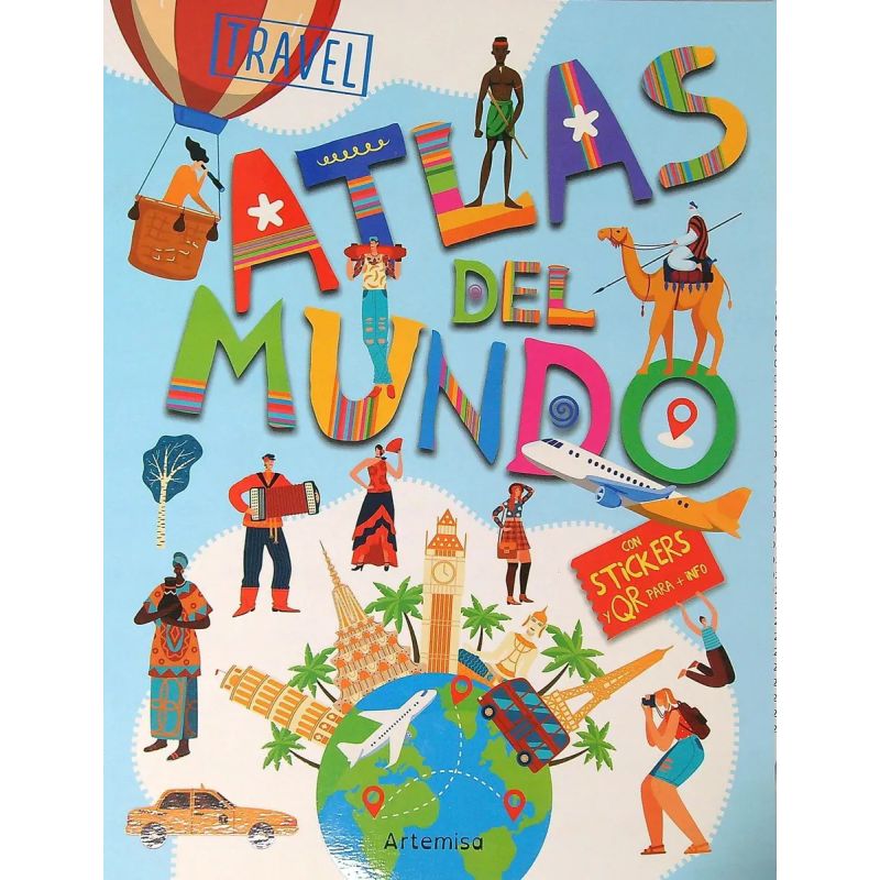 ATLAS DEL MUNDO - CON STICKERS (Nuevo)
