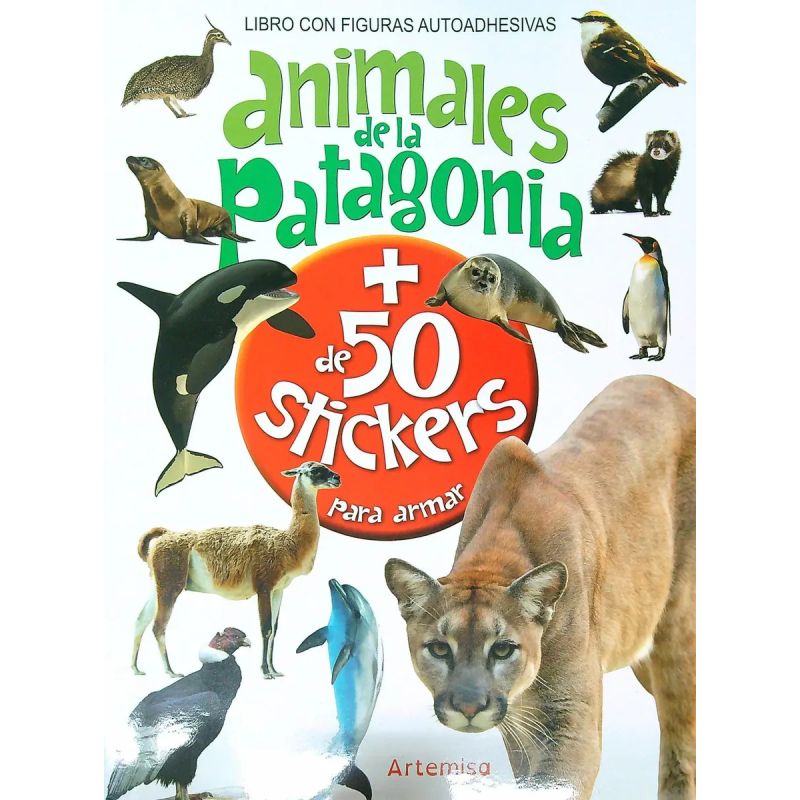 ANIMALES DE LA PATAGONIA MAS DE 50 STICKERS (Nuevo)