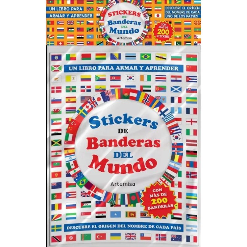 STICKERS DE BANDERAS DEL MUNDO (Nuevo)