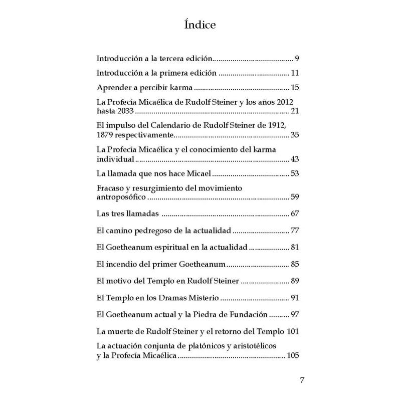 PROFECIA MICAELICA DE RUDOLF STEINER Y LOS AÑOS 2012 A 2033, LA (Nuevo) - Miniatura 2