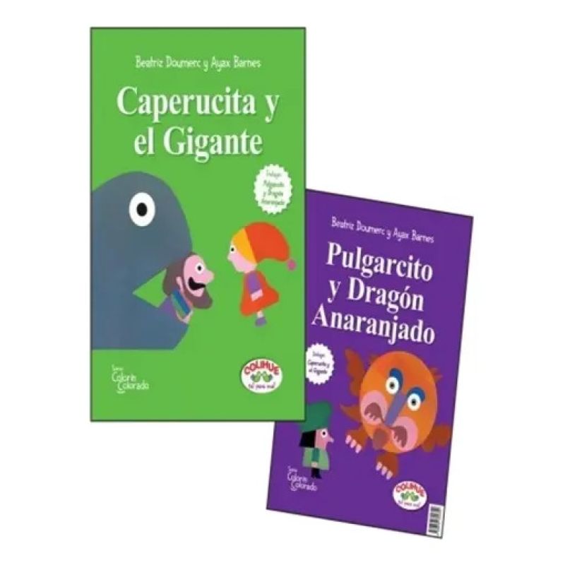 CAPERUCITA Y EL GIGANTE / PULGARCITO Y DRAGON ANARANJADO (Nuevo) - Miniatura 2