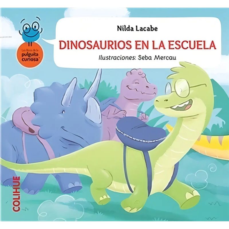 DINOSAURIOS EN LA ESCUELA - LA PULGUITA CURIOSA (Nuevo)