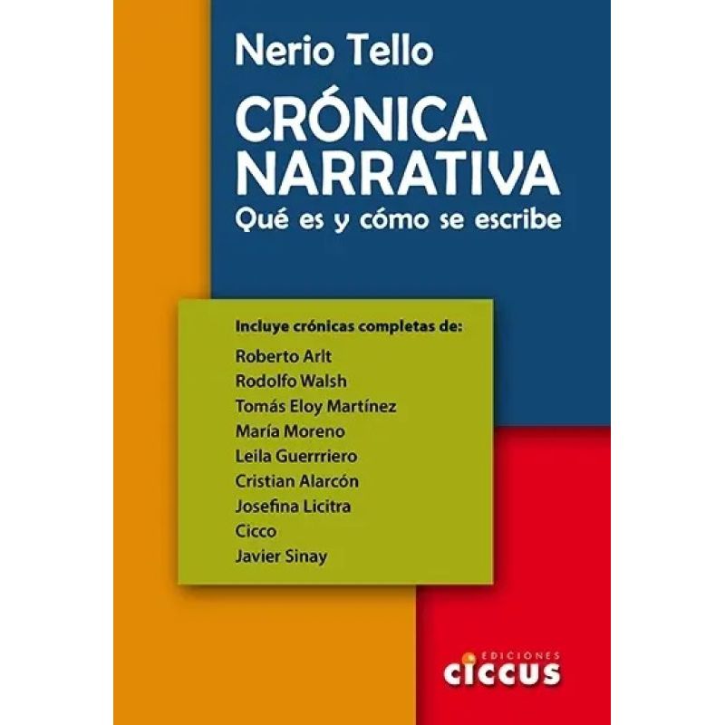 CRONICA NARRATIVA - QUE ES Y COMO SE ESCRIBE (Nuevo)