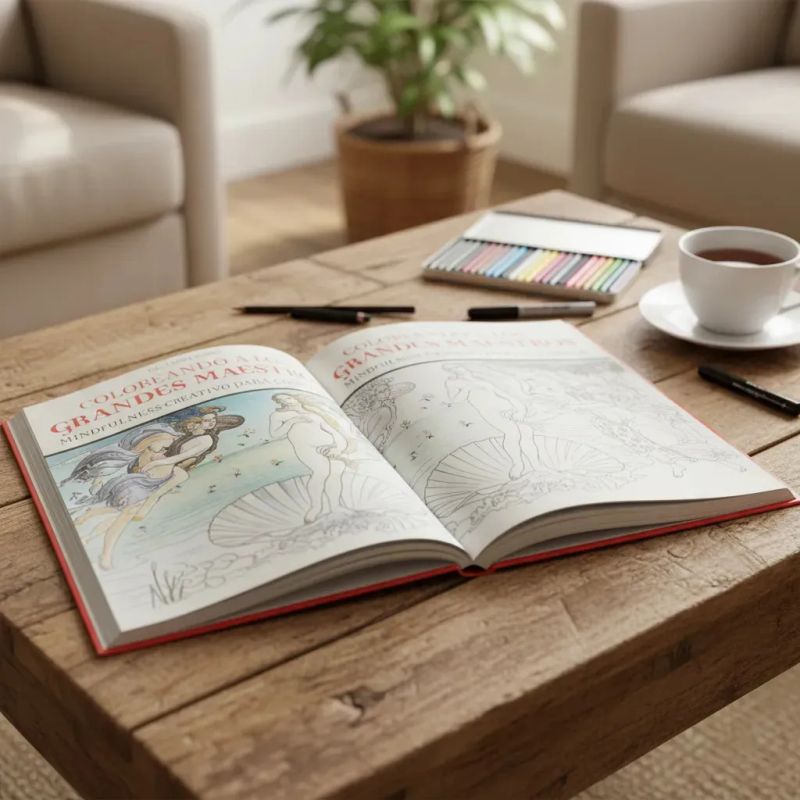 COLOREANDO A LOS GRANDES MAESTROS - MINDFULNESS CREATIVO PARA (Nuevo) - Miniatura 2