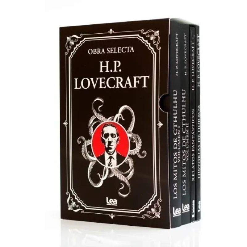 OBRA SELECTA H.P. LOVECRAFT - (ESTUCHE CON 4 TOMOS) (Nuevo)