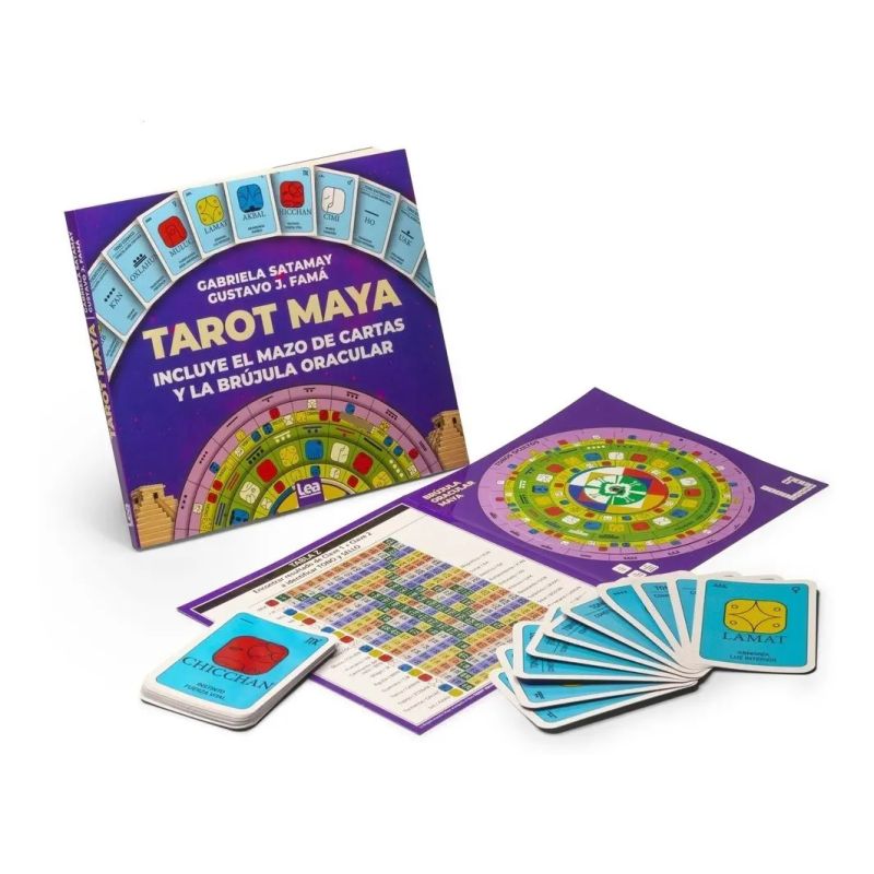 TAROT MAYA - INCLUYE EL MAZO DE CARTAS Y LA BRUJULA ORACULAR (Nuevo) - Miniatura 2