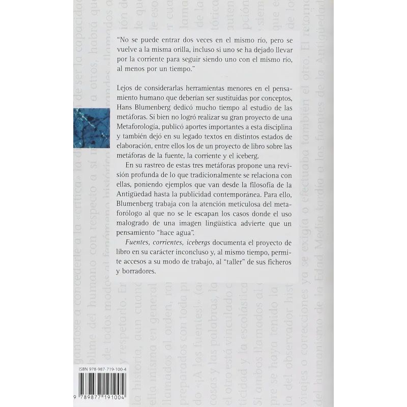 FUENTES, CORRIENTES, ICEBERGS (Nuevo)