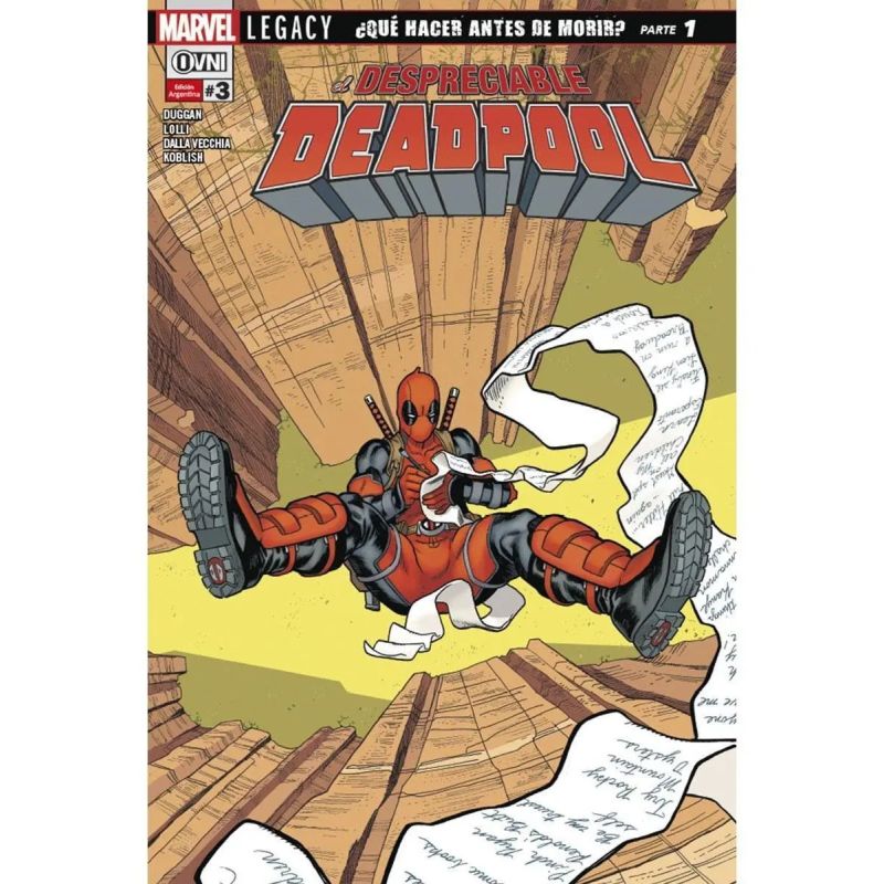 QUE HACER ANTES DE MORIR? - EL DESPRECIABLE DEADPOOL VOL. 3 - MARVEL LEGACY (Nuevo)