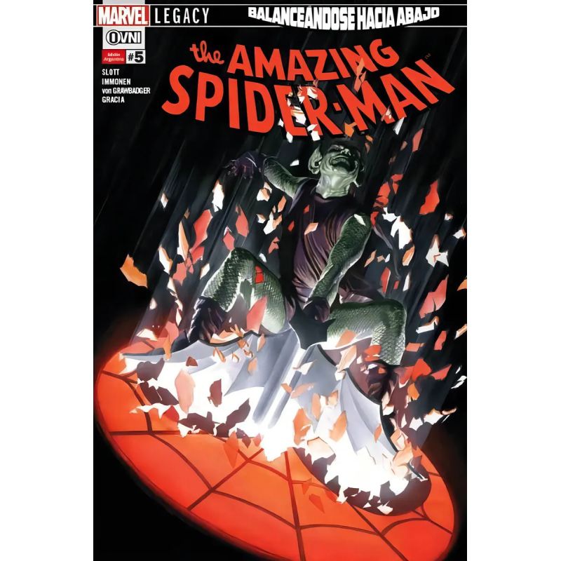 BALANCEANDOSE HACIA ABAJO - AMAZING SPIDERMAN VOL. 5 - MARVEL LEGACY (Nuevo)