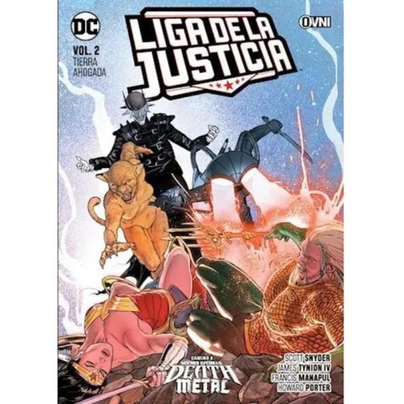 TIERRA AHOGADA - LIGA DE LA JUSTICIA VOL. 2 (Nuevo)