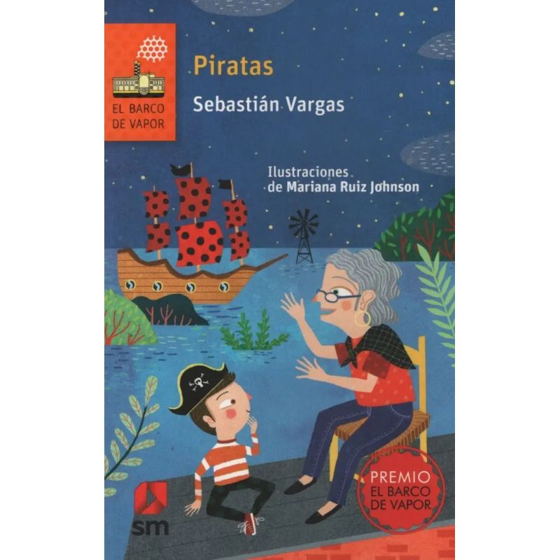 PIRATAS - BARCO DE VAPOR NARANJA