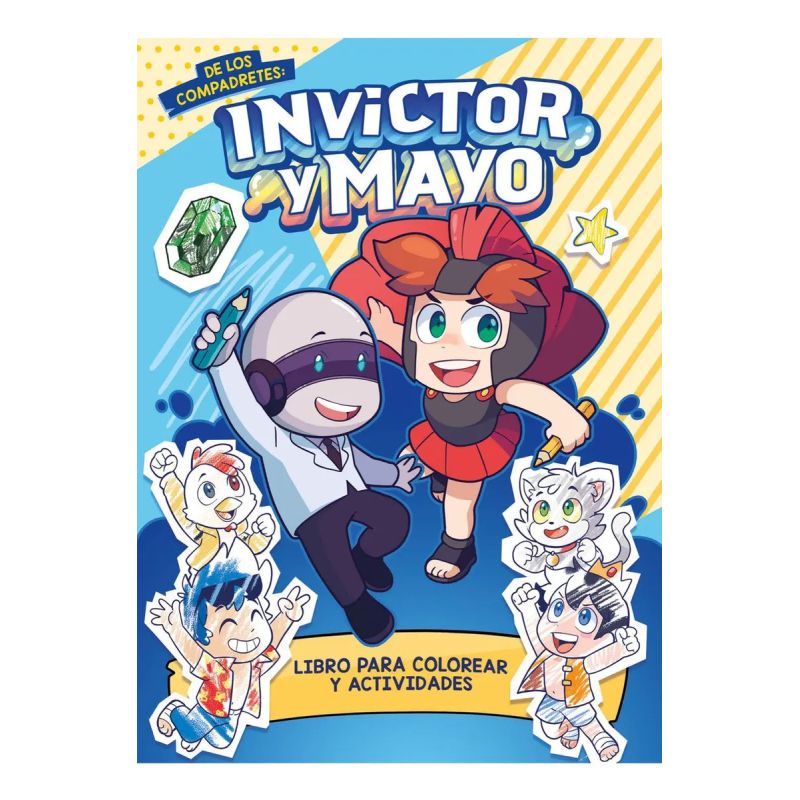 INVICTOR Y MAYO - LIBRO PARA COLOREAR Y ACTIVIDADES (Nuevo)