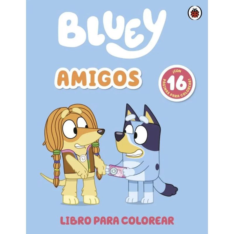 BLUEY: AMIGOS - LIBRO PARA COLOREAR (Nuevo)