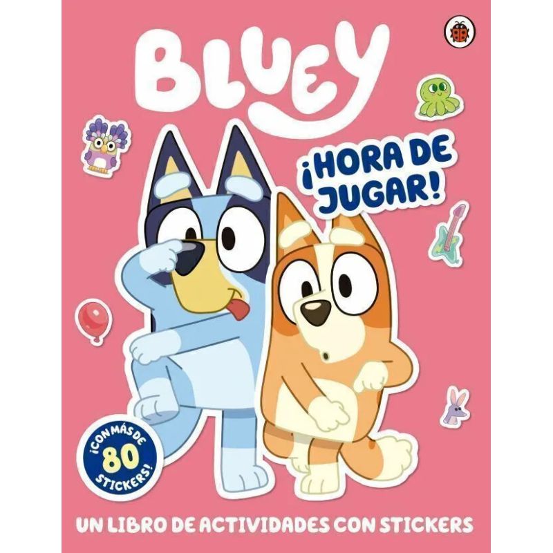 BLUEY - HORA DE JUGAR ! - LIBRO CON STICKER (Nuevo) - Miniatura 2