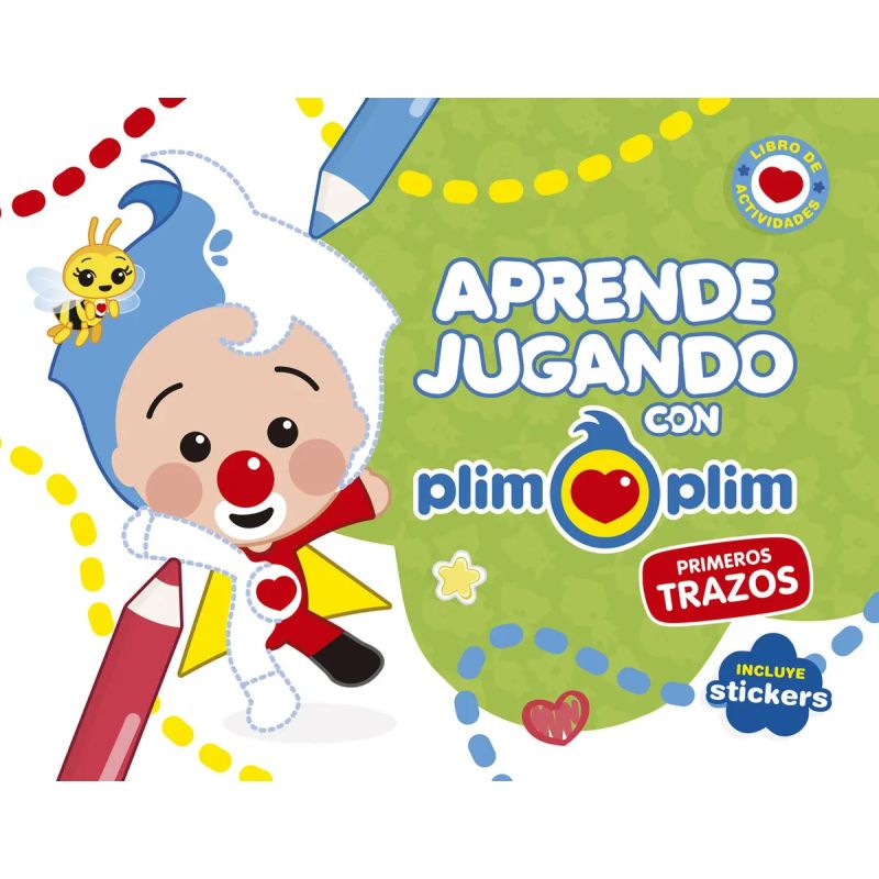 APRENDE JUGANDO CON PLIM PLIM - PRIMEROS TRAZOS (Nuevo)