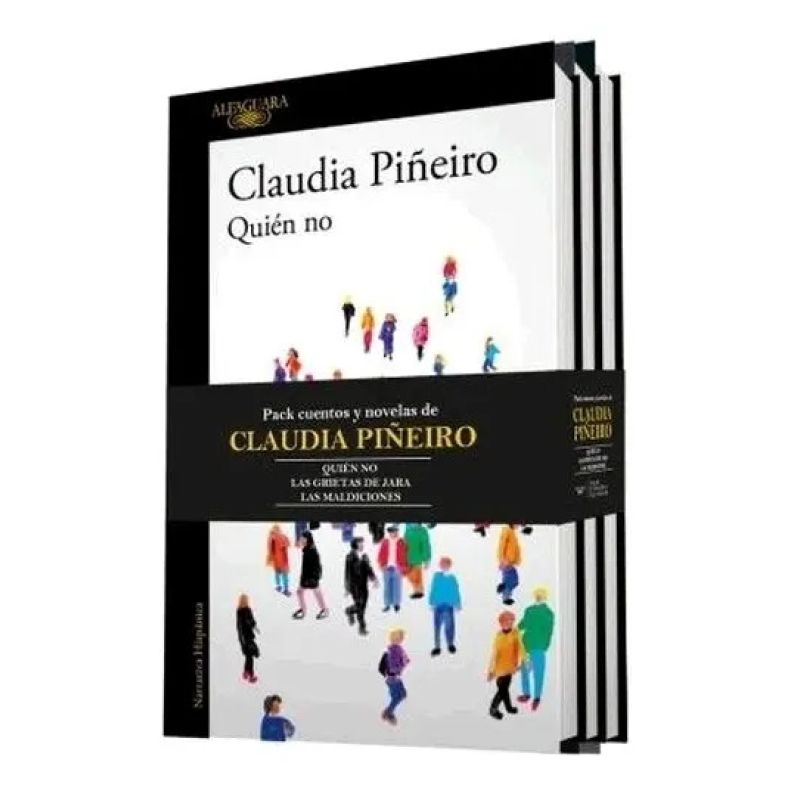 PACK CLAUDIA PIÑEIRO (2020) - LAS GRIETAS DE JARA / QUIEN NO / LAS MALDICIONES (Nuevo)