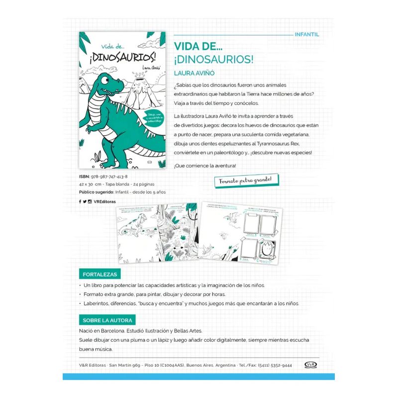 VIDA DE DINOSAURIOS (Nuevo)