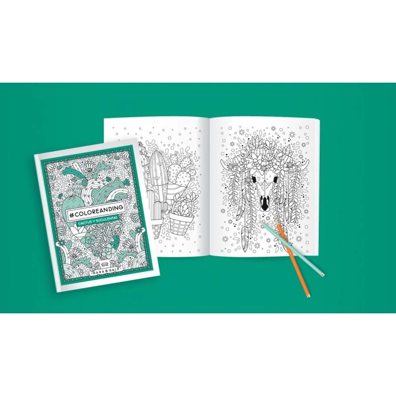 COLOREANDING CACTUS Y SUCULENTAS (Nuevo) - Miniatura 2