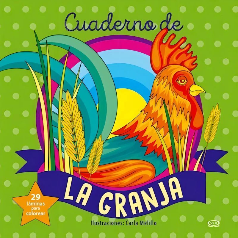 CUADERNO DE LA GRANJA - 29 LAMINAS PARA COLOREAR (Nuevo)