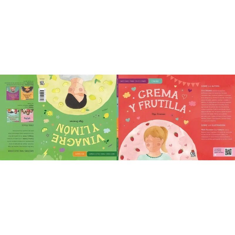 CARIÑO Y RECHAZO - EMOCIONES PARA COLECCIONAR - CREMA Y FRUTILLA - VINAGRE Y LIMON (Nuevo)