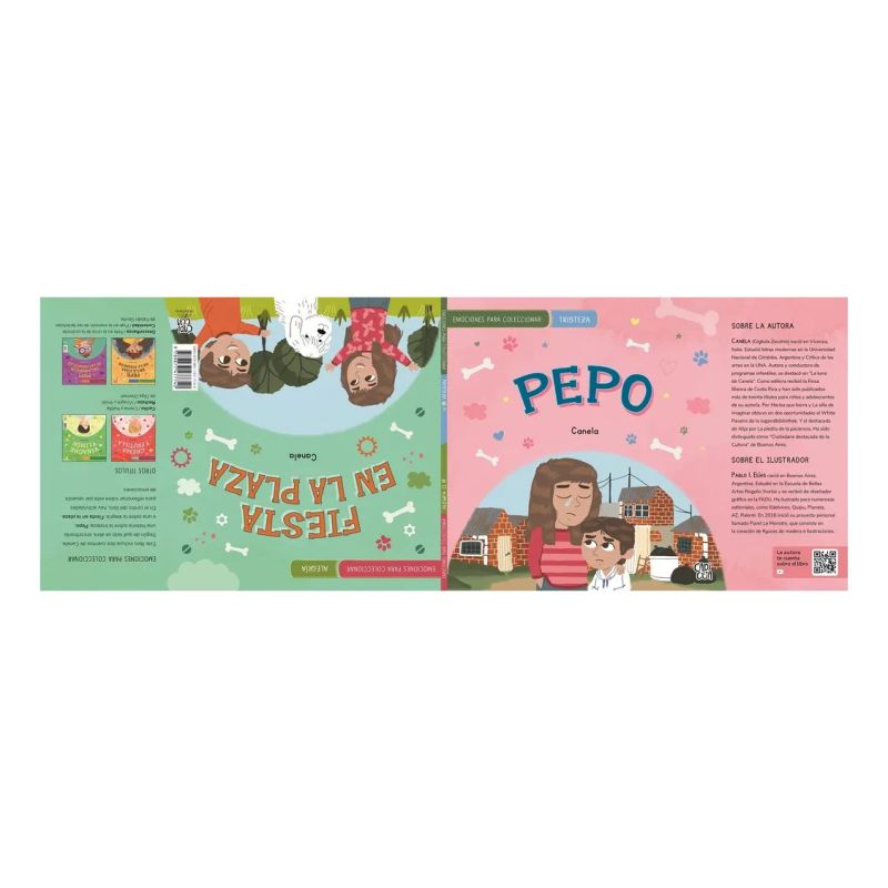 TRISTEZA Y ALEGRIA - EMOCIONES PARA COLECCIONAR - PEPO - FIESTA EN LA PLAZA (Nuevo)
