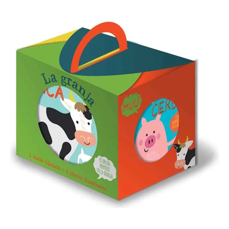 GRANJA, LA - A RODAR EL DADO - DADO DE TELA + 6 MINI LIBROS (Nuevo)