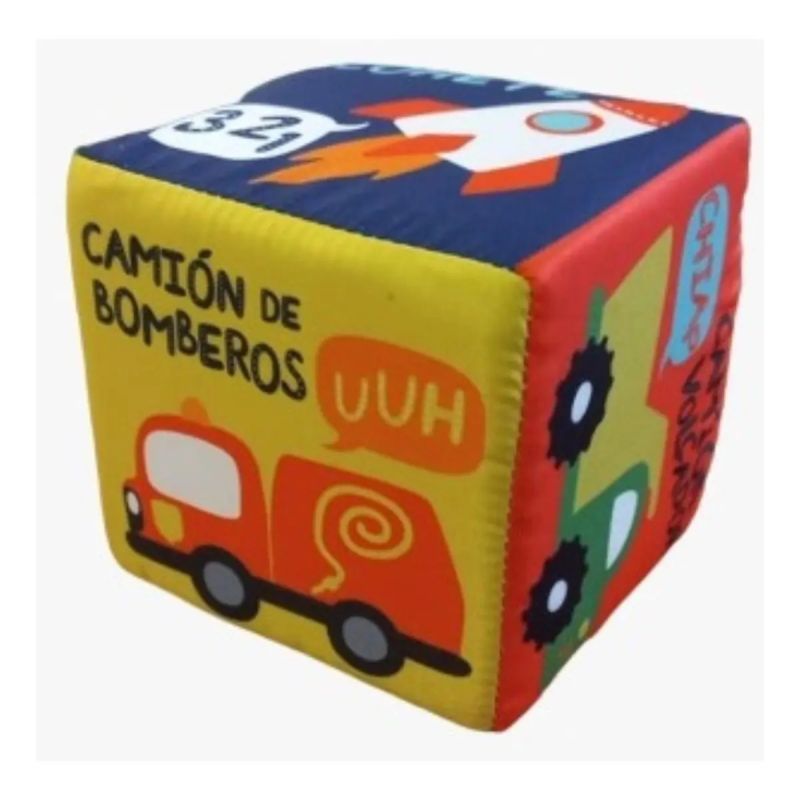 TRANSPORTE, EL - A RODAR EL DADO - DADO DE TELA + 6 MINI LIBROS (Nuevo) - Miniatura 2