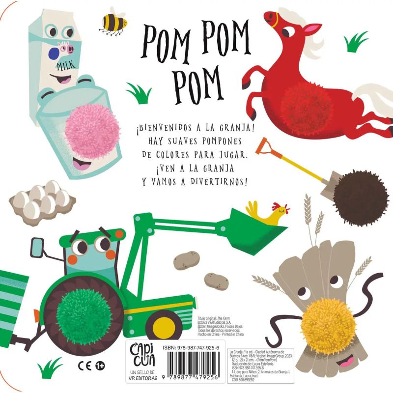 POM POM POM - LA GRANJA - CARTONE (Nuevo) - Miniatura 2