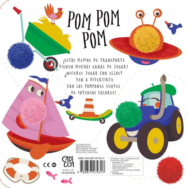 POM POM POM - EL TRANSPORTE - CARTONE (Nuevo) - Miniatura 2