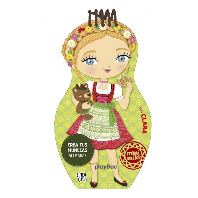 CREA TUS MUÑECAS ALEMANAS - CLARA - MINI MIKI - CARTONE (Nuevo)