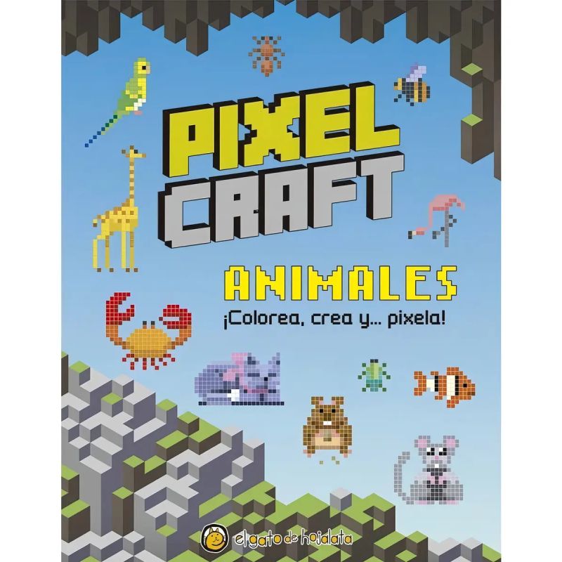 ANIMALES - PIXELCRAFT - COLOREA, CREA Y PIXELA (Nuevo)