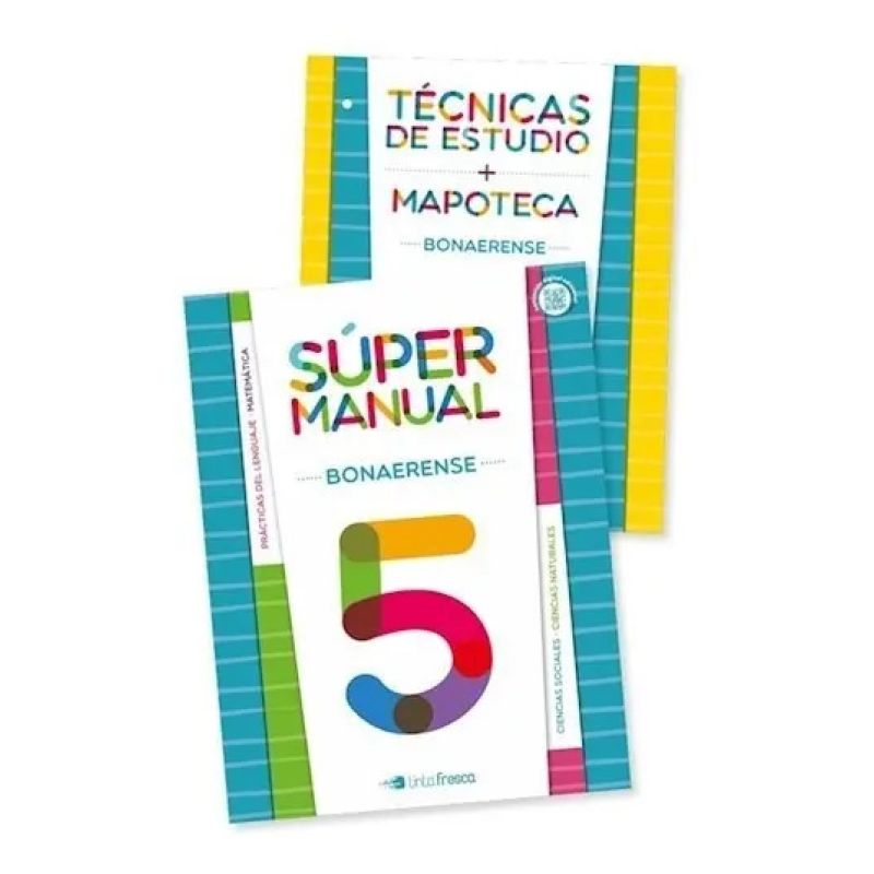 SUPER MANUAL BONAERENSE 5 - EQUIPO ESCOLAR (MANUAL + TECNICAS DE ESTUDIO) (Nuevo)