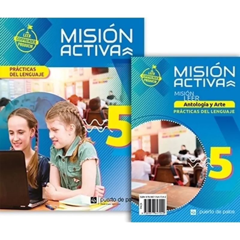 PRACTICAS DEL LENGUAJE 5 - MISION ACTIVA - COMPLEMENTO ANTOLOGIA Y ARTE (Nuevo)