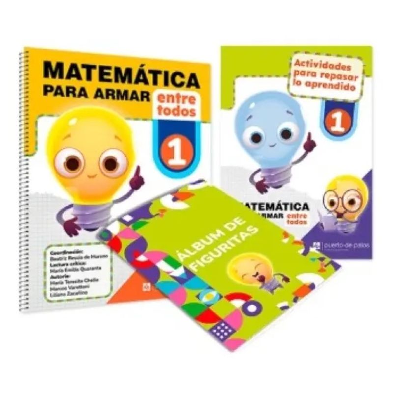 MATEMATICA PARA ARMAR 1 - ENTRE TODOS PACK (Nuevo)