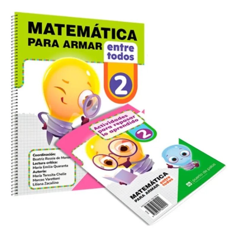 MATEMATICA PARA ARMAR 2 - ENTRE TODOS PACK (Nuevo)