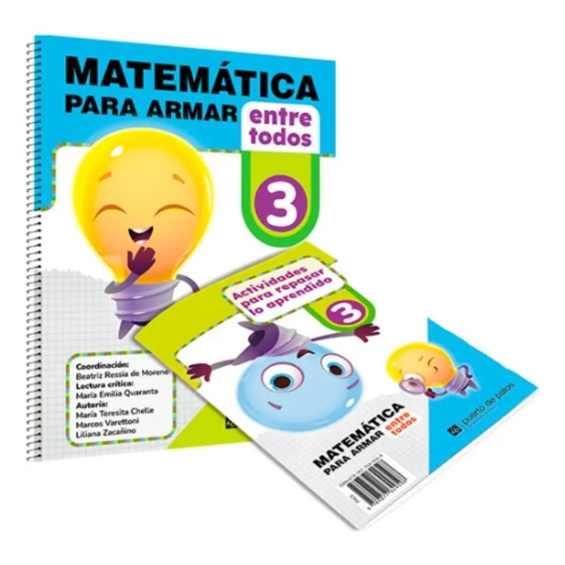 MATEMATICA PARA ARMAR 3 - ENTRE TODOS PACK (Nuevo)