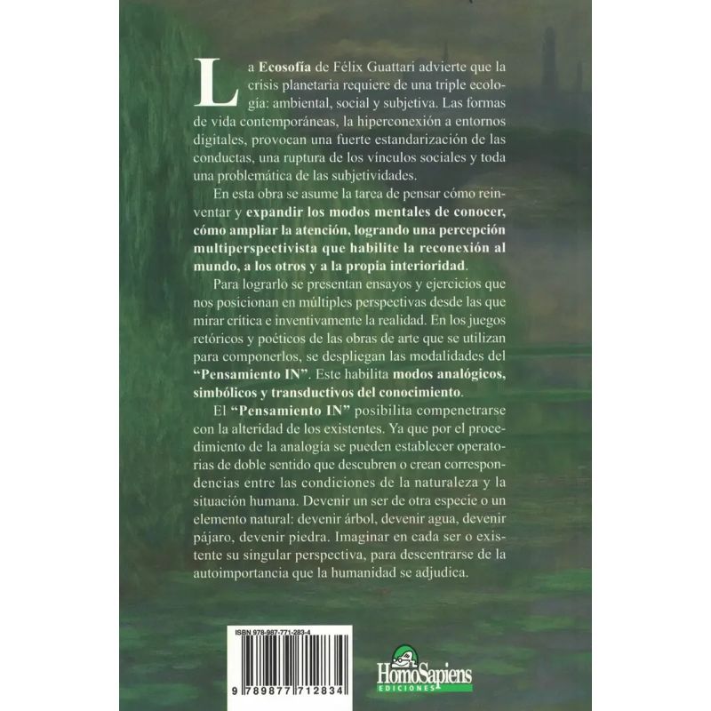 ECOSOFIA Y PENSAMIENTO IN - EXPANDIR LA ATENCION, PERECEPCION E IMAGINACION (Nuevo) - Miniatura 2