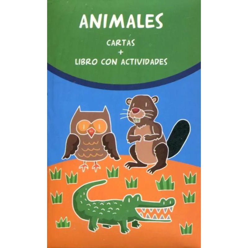 ANIMALES - CARTAS + LIBRO CON ACTIVIDADES (Nuevo)