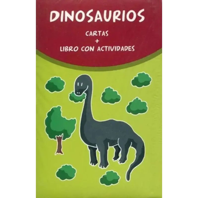 DINOSAURIOS - CARTAS + LIBRO CON ACTIVIDADES (Nuevo)