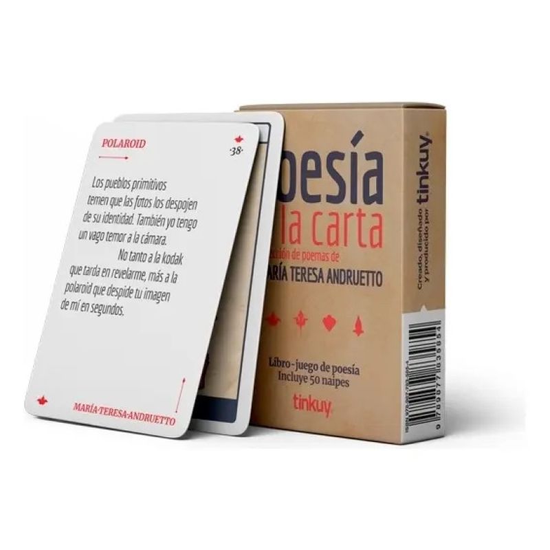 POESIA A LA CARTA - MARIA TERESA ANDRUETTO - LIBRO + 50 CARTAS