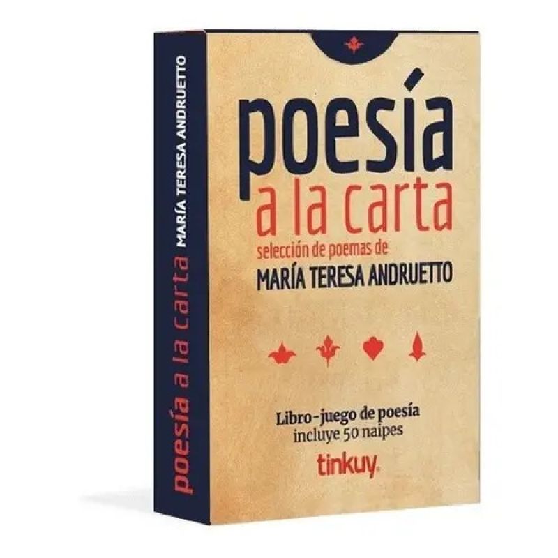 POESIA A LA CARTA - MARIA TERESA ANDRUETTO - LIBRO + 50 CARTAS - Miniatura 2