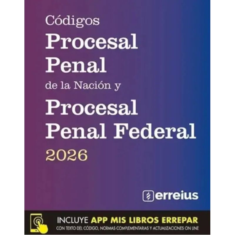 CODIGO PROCESAL PENAL DE LA NACION Y PROCESAL PENAL FEDERAL 2026 (Nuevo)