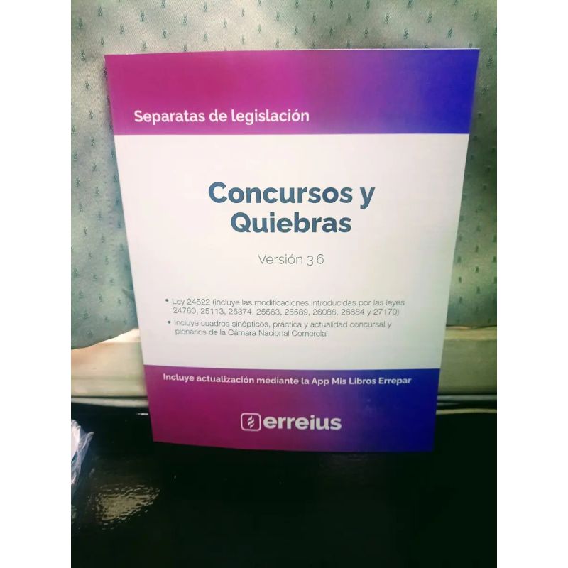 CONCURSOS Y QUIEBRAS VERSION 3.6 - SEPARATAS DE LEGISLACION (Nuevo)